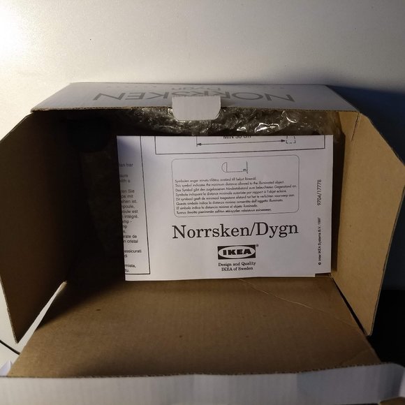 RARE Vintage Y2K 00s Ikea Norrsken/Dygn green spotlight NWT in box - Picture 5 of 10